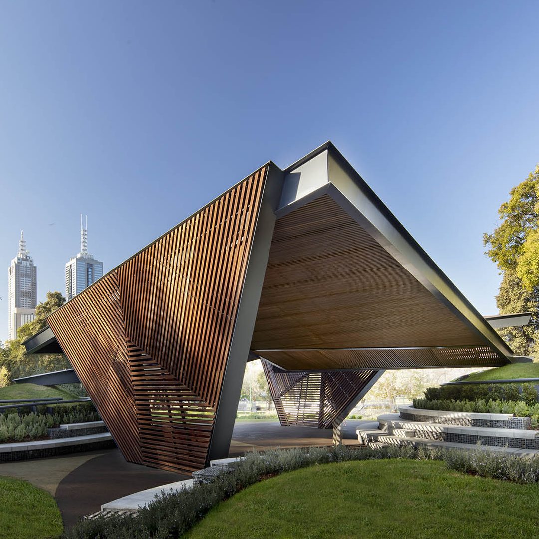 MPavilion 2018 by Carme Pinós gifted to Monash University’s Peninsula campus